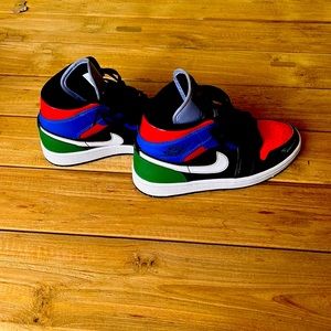 Jordan 1 multicolor patient and Jordan 12 reverse taxi